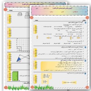 آزمون نوبت دوم ریاضی ششم